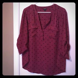 3/4 sleeve blouse